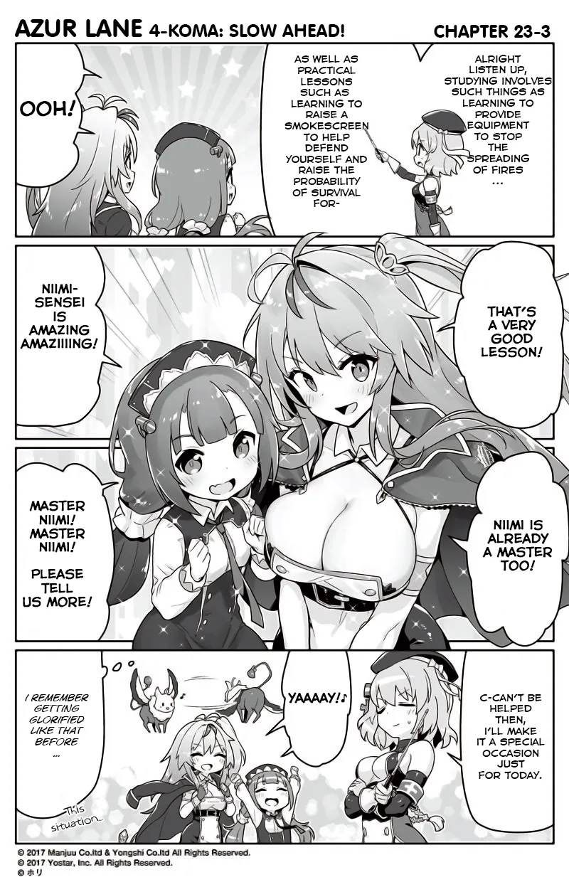 Azur Lane Bisoku Zenshin! Chapter 23 page 3 - 