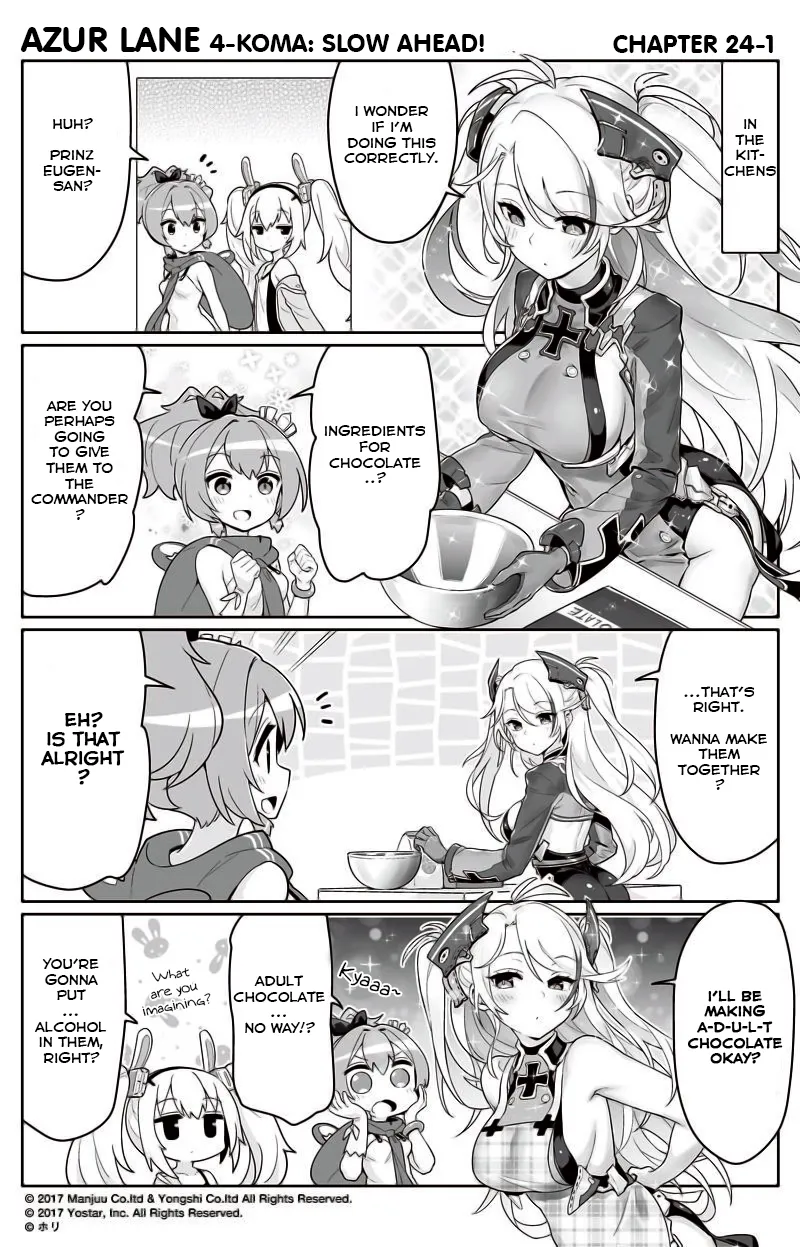 Azur Lane Bisoku Zenshin! Chapter 24 page 1 - 