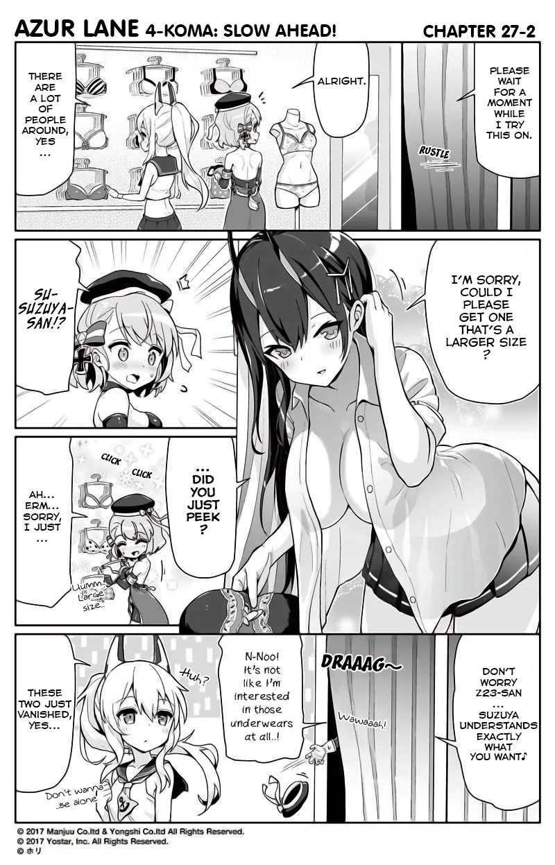 Azur Lane Bisoku Zenshin! Chapter 27 page 2 - 