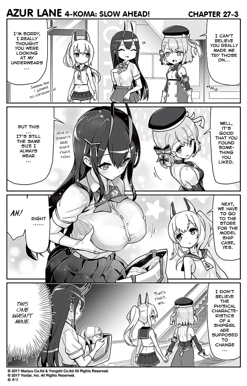 Azur Lane Bisoku Zenshin! Chapter 27 page 3 - 
