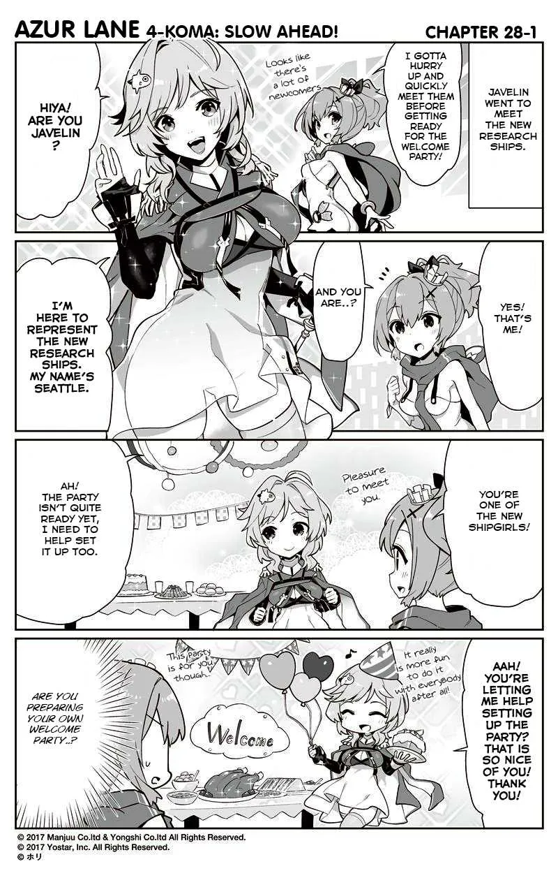 Azur Lane Bisoku Zenshin! Chapter 28 page 1 - 