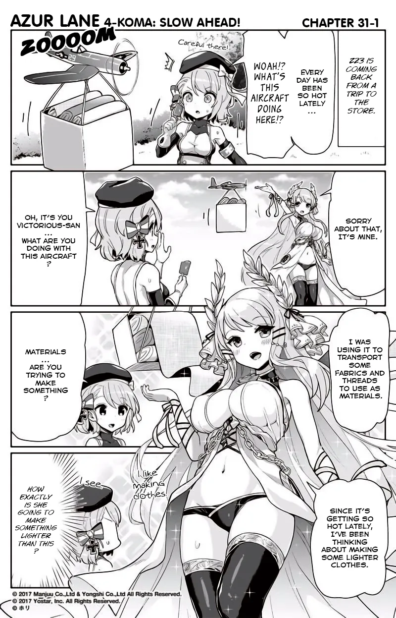 Azur Lane Bisoku Zenshin! Chapter 31 page 1 - 