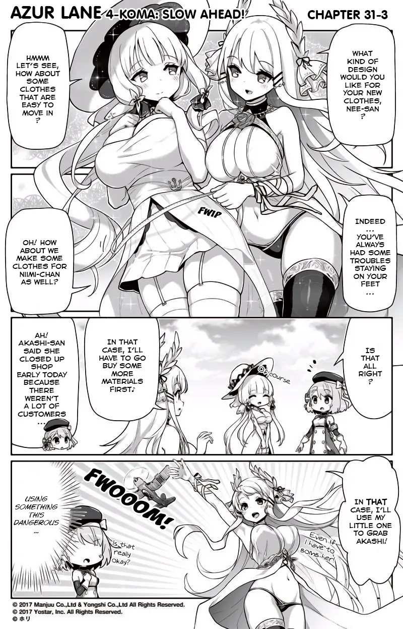 Azur Lane Bisoku Zenshin! Chapter 31 page 3 - 