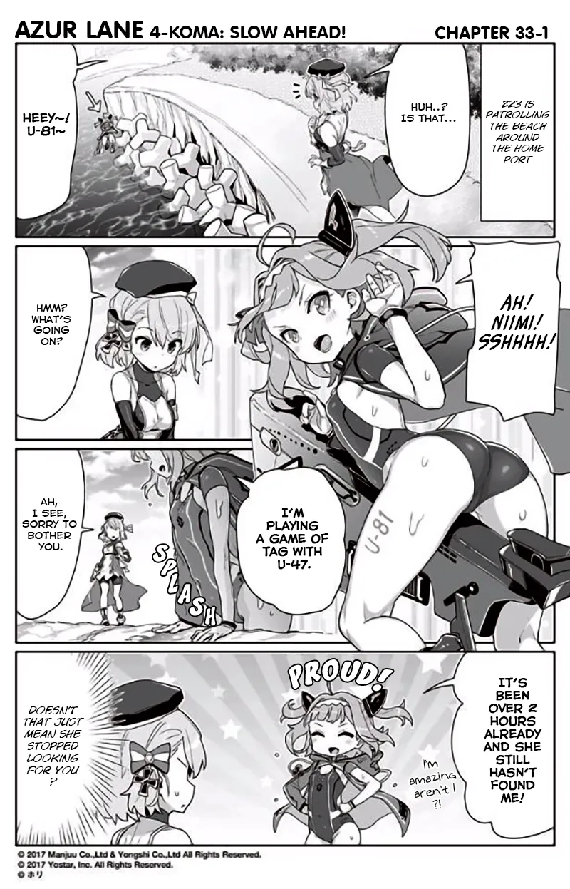 Azur Lane Bisoku Zenshin! Chapter 33 page 1 - 