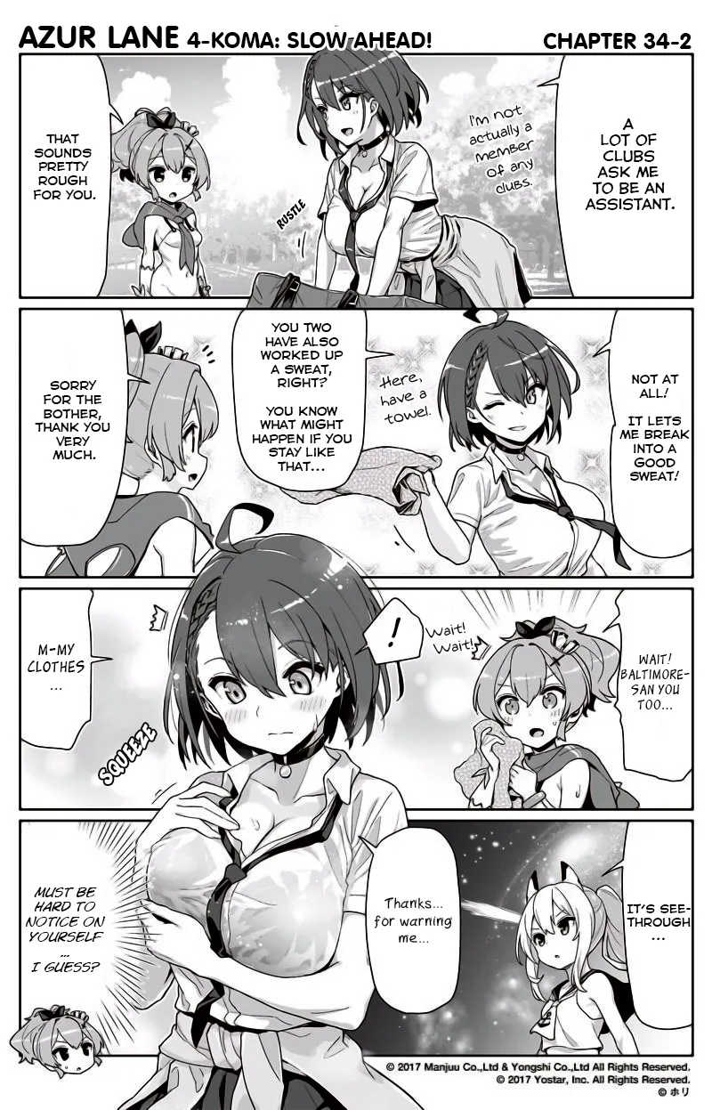 Azur Lane Bisoku Zenshin! Chapter 34 page 2 - 
