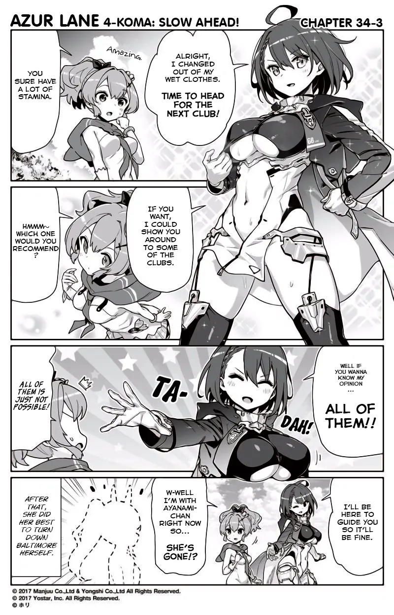 Azur Lane Bisoku Zenshin! Chapter 34 page 3 - 