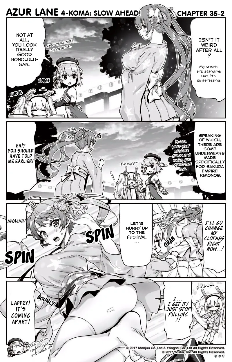Azur Lane Bisoku Zenshin! Chapter 35 page 2 - 