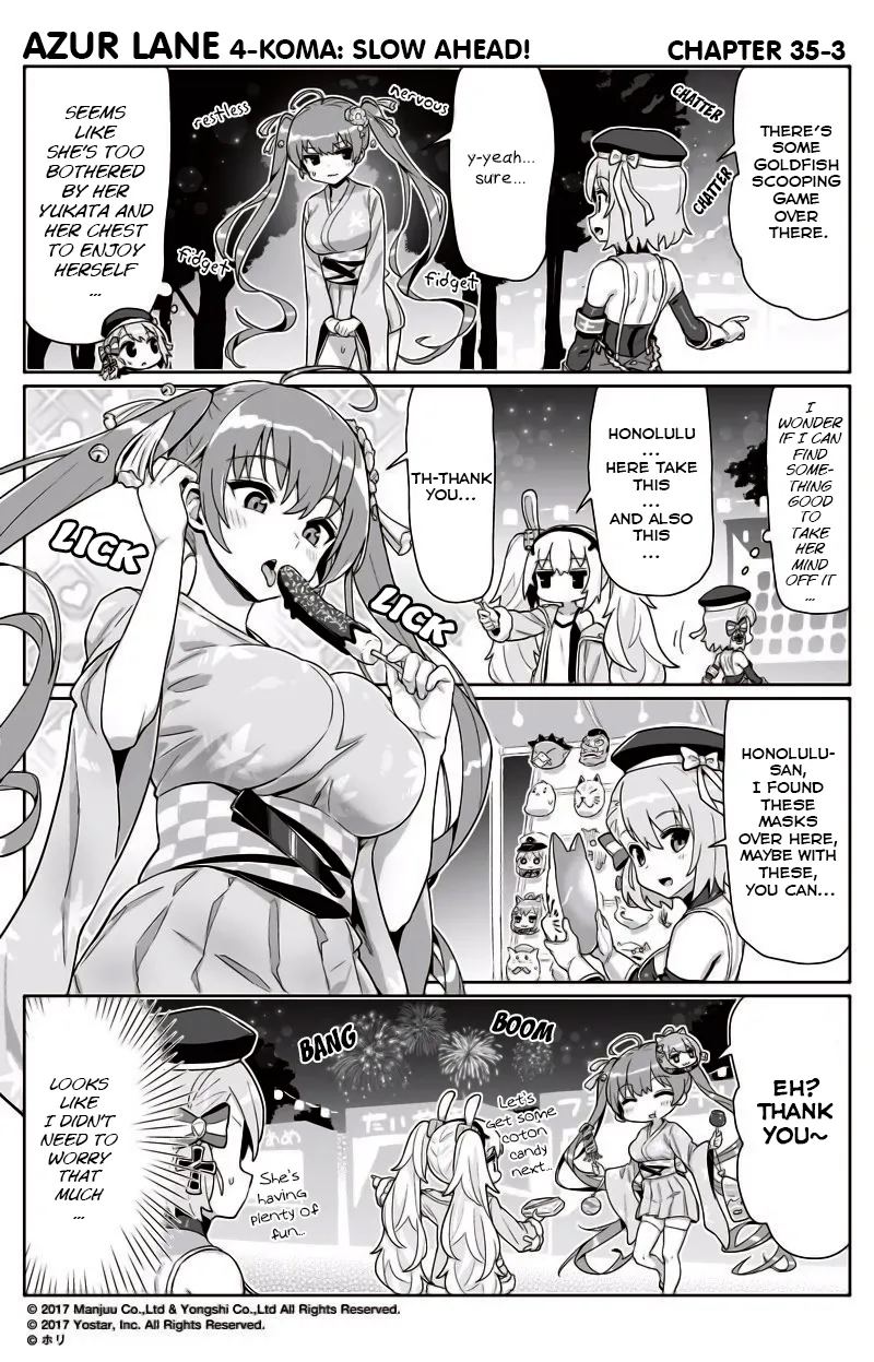 Azur Lane Bisoku Zenshin! Chapter 35 page 3 - 