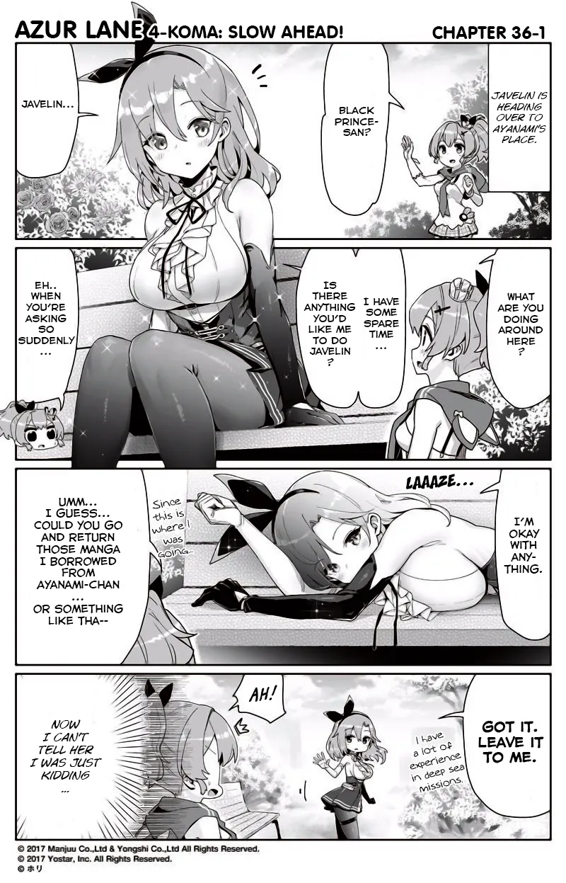 Azur Lane Bisoku Zenshin! Chapter 36 page 1 - 
