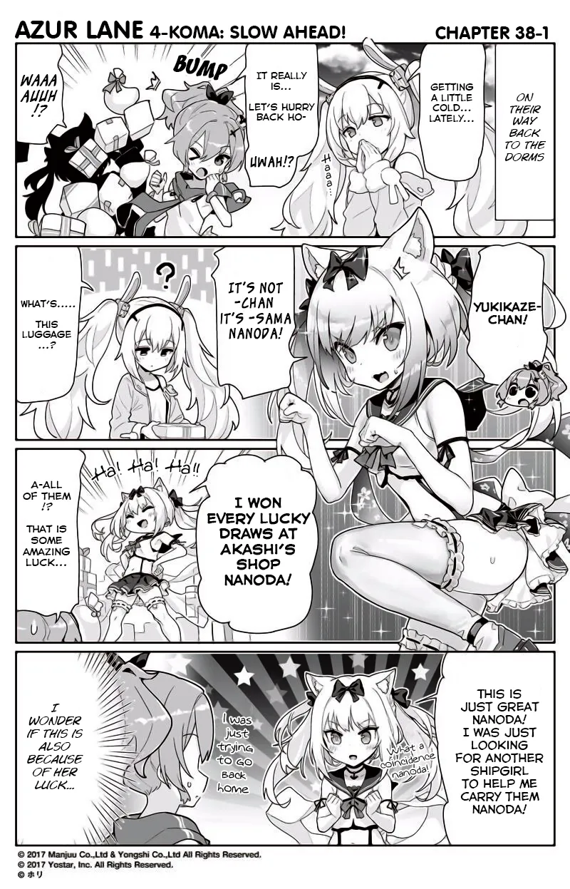 Azur Lane Bisoku Zenshin! Chapter 38 page 1 - 
