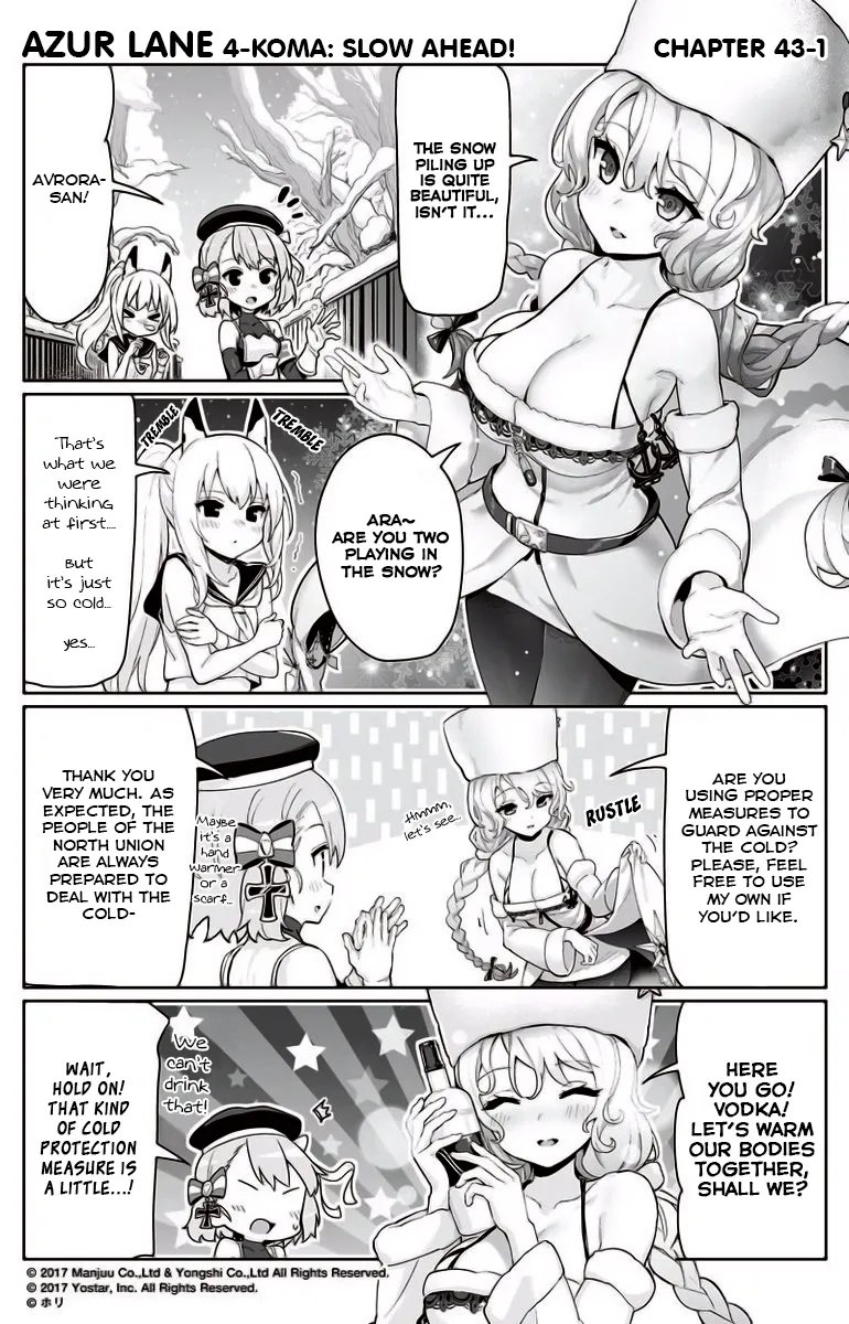 Azur Lane Bisoku Zenshin! Chapter 43 page 1 - 