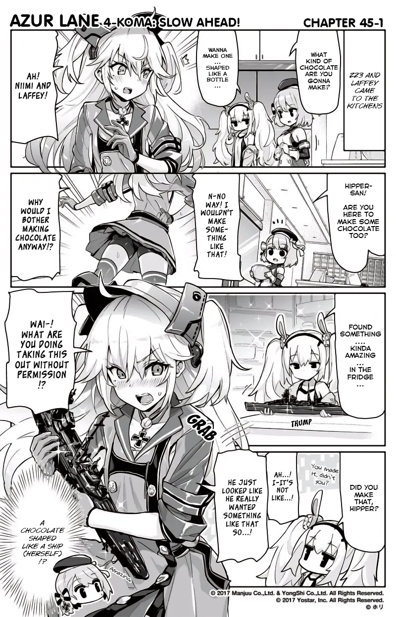Azur Lane Bisoku Zenshin! Chapter 45 page 1 - 