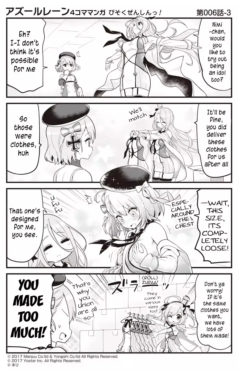 Azur Lane Bisoku Zenshin! Chapter 6 page 3 - 