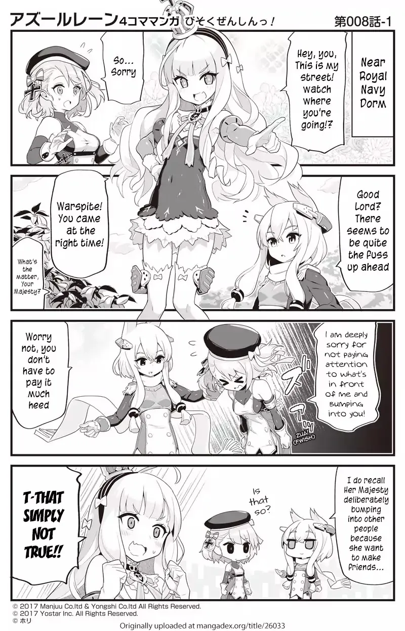 Azur Lane Bisoku Zenshin! Chapter 8 page 1 - 