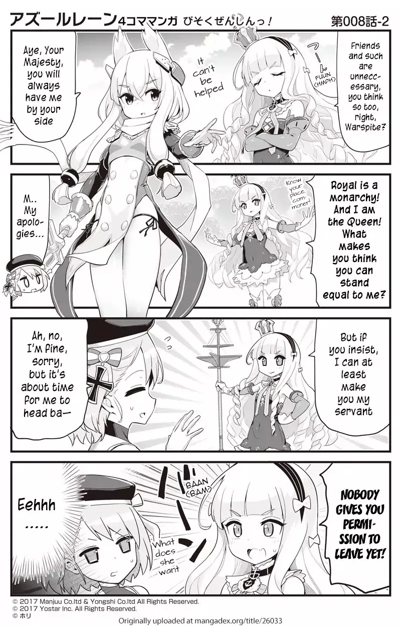 Azur Lane Bisoku Zenshin! Chapter 8 page 2 - 