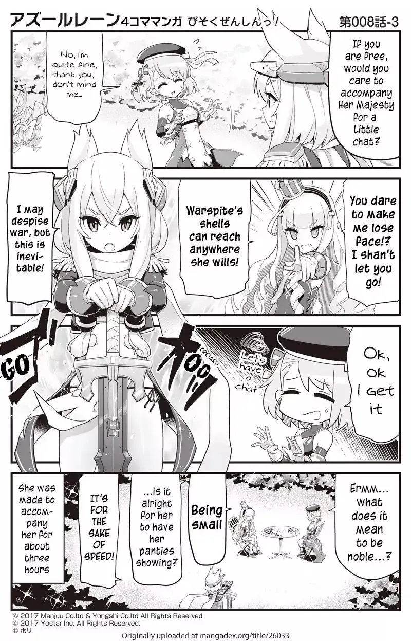 Azur Lane Bisoku Zenshin! Chapter 8 page 3 - 