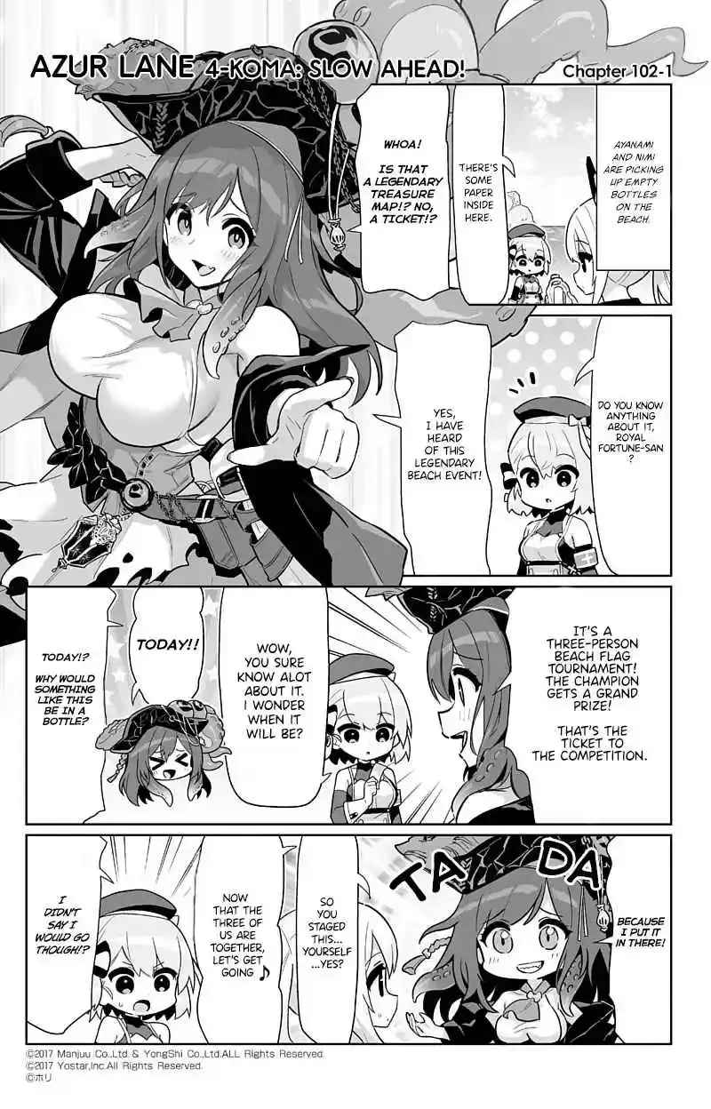 Azur Lane: Bisoku Zensin! Chapter 102 page 1 - 