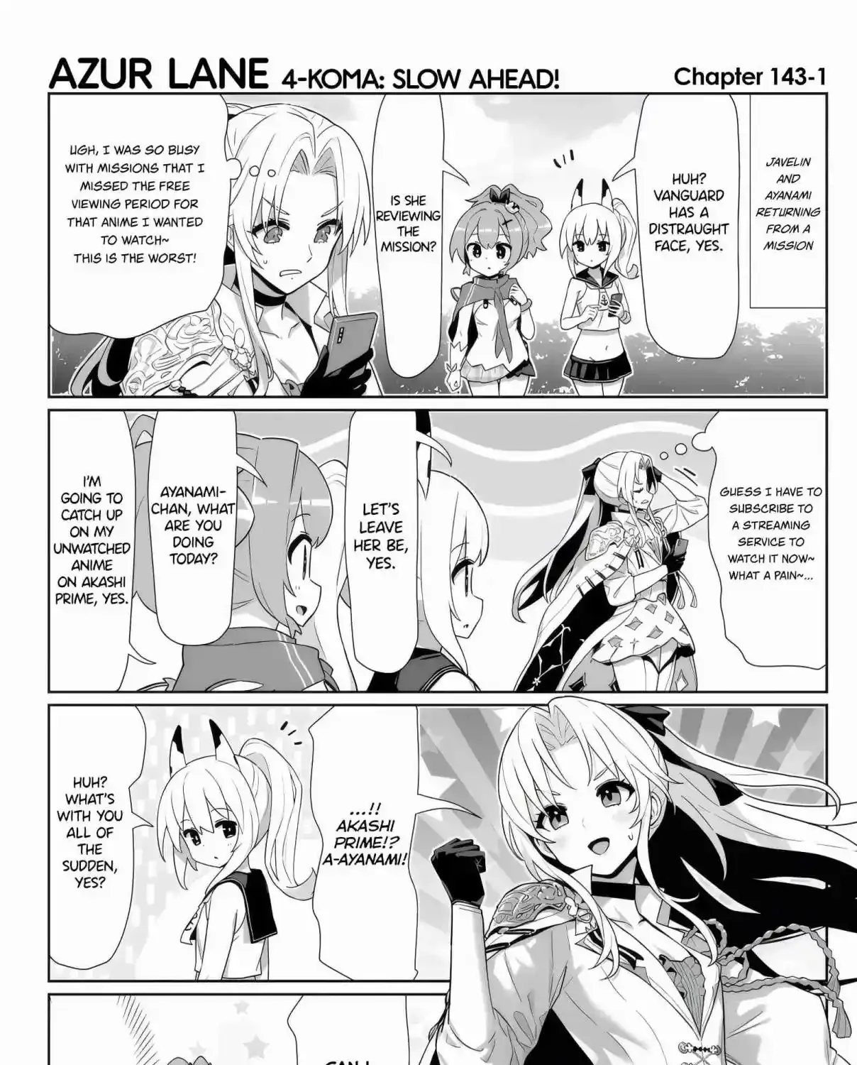 Azur Lane: Bisoku Zensin! Chapter 143 page 1 - 