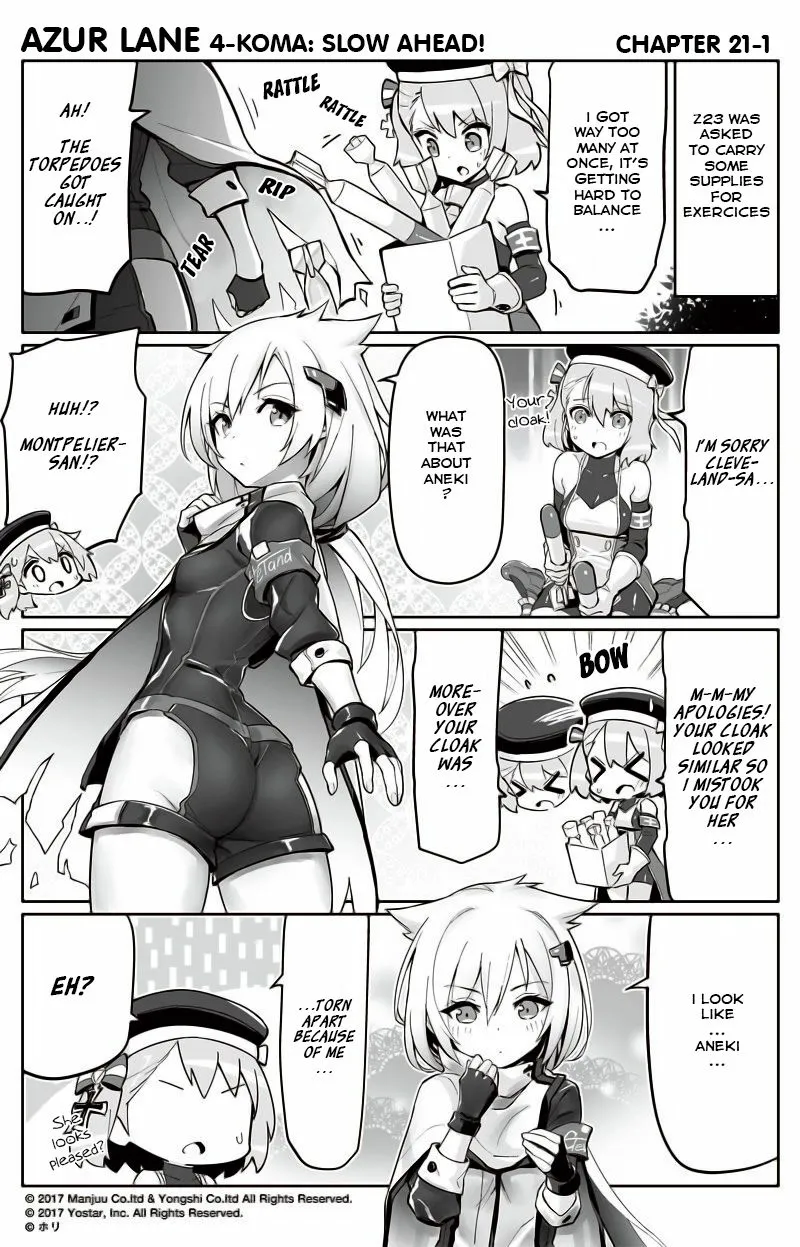 Azur Lane: Bisoku Zensin! Chapter 21 page 1 - 