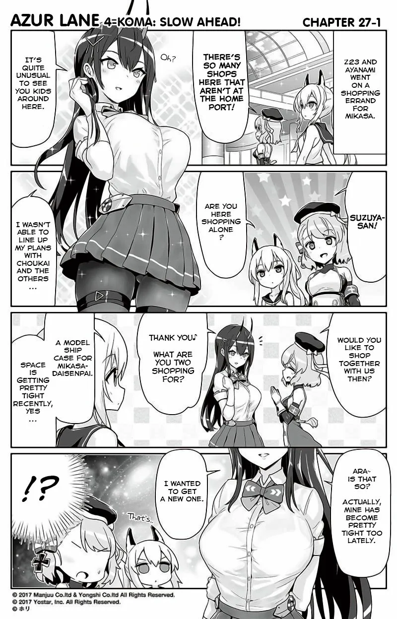 Azur Lane: Bisoku Zensin! Chapter 27 page 1 - 