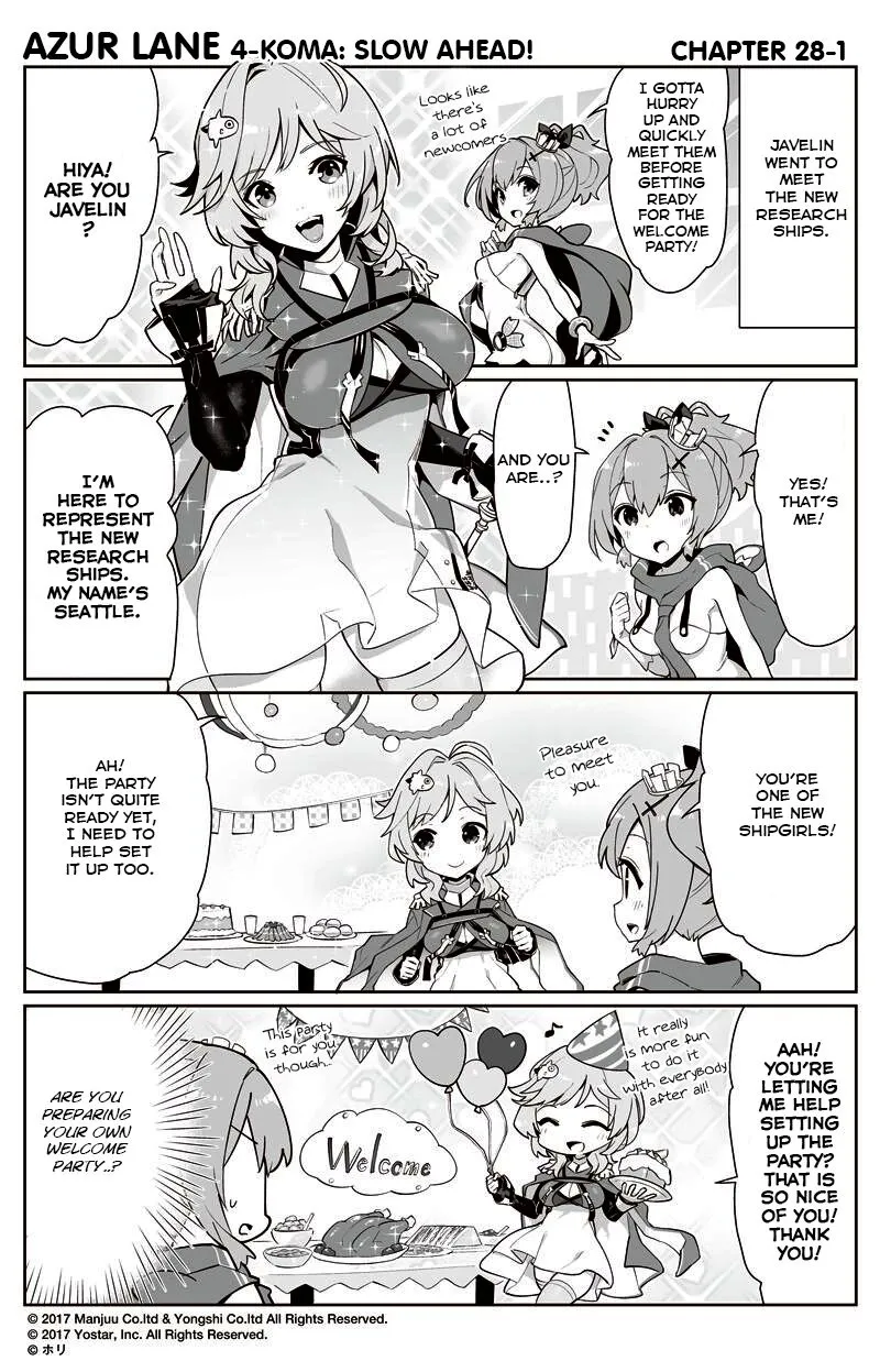 Azur Lane: Bisoku Zensin! Chapter 28 page 1 - 