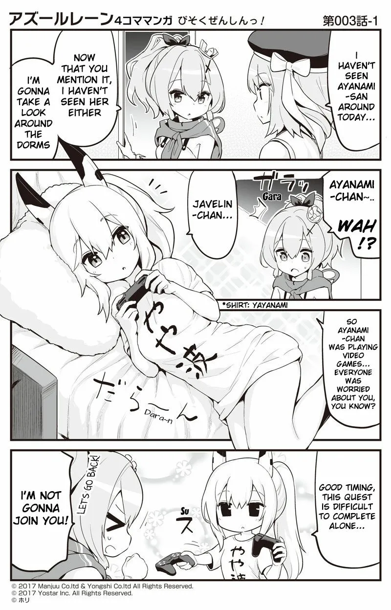Azur Lane: Bisoku Zensin! Chapter 3 page 1 - 