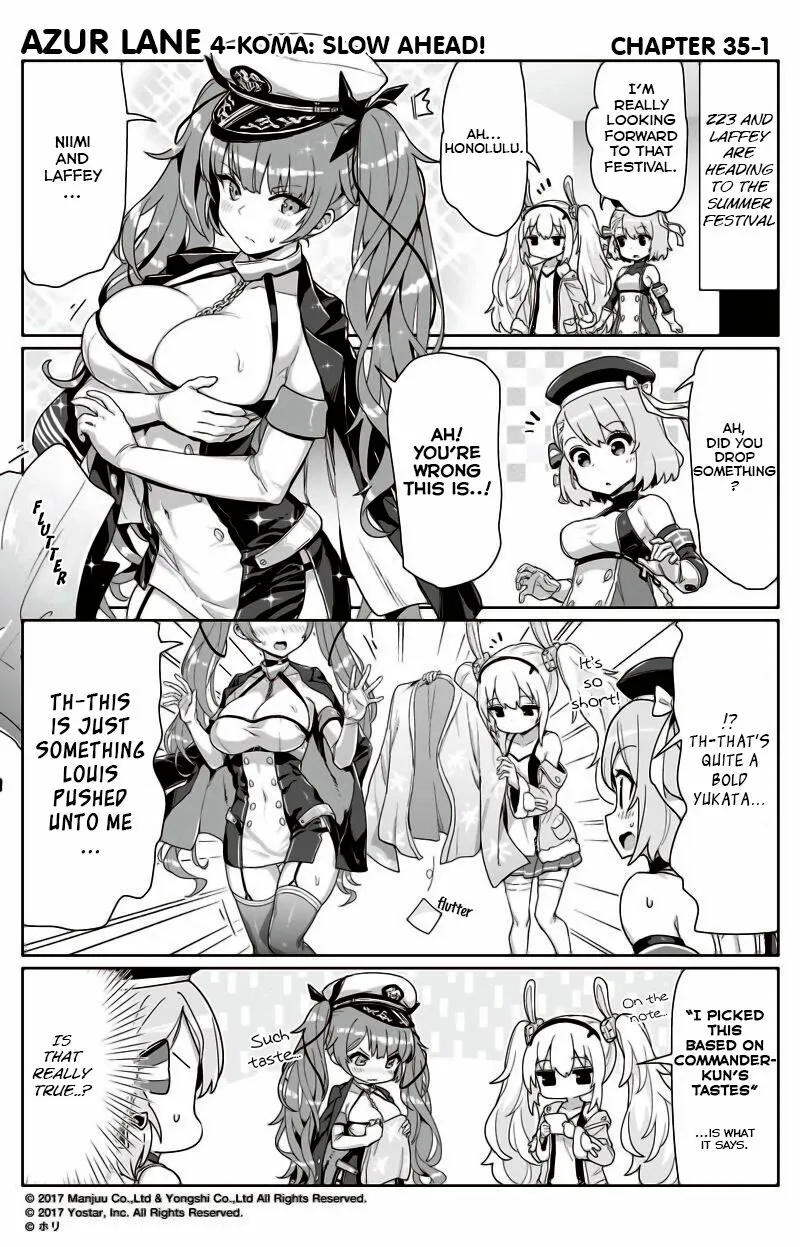 Azur Lane: Bisoku Zensin! Chapter 35 page 1 - 