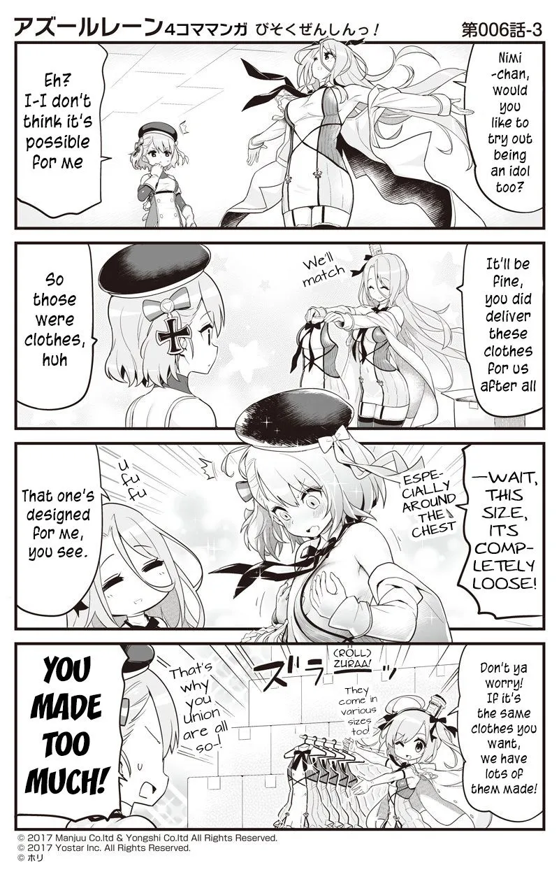 Azur Lane: Bisoku Zensin! Chapter 6 page 3 - 