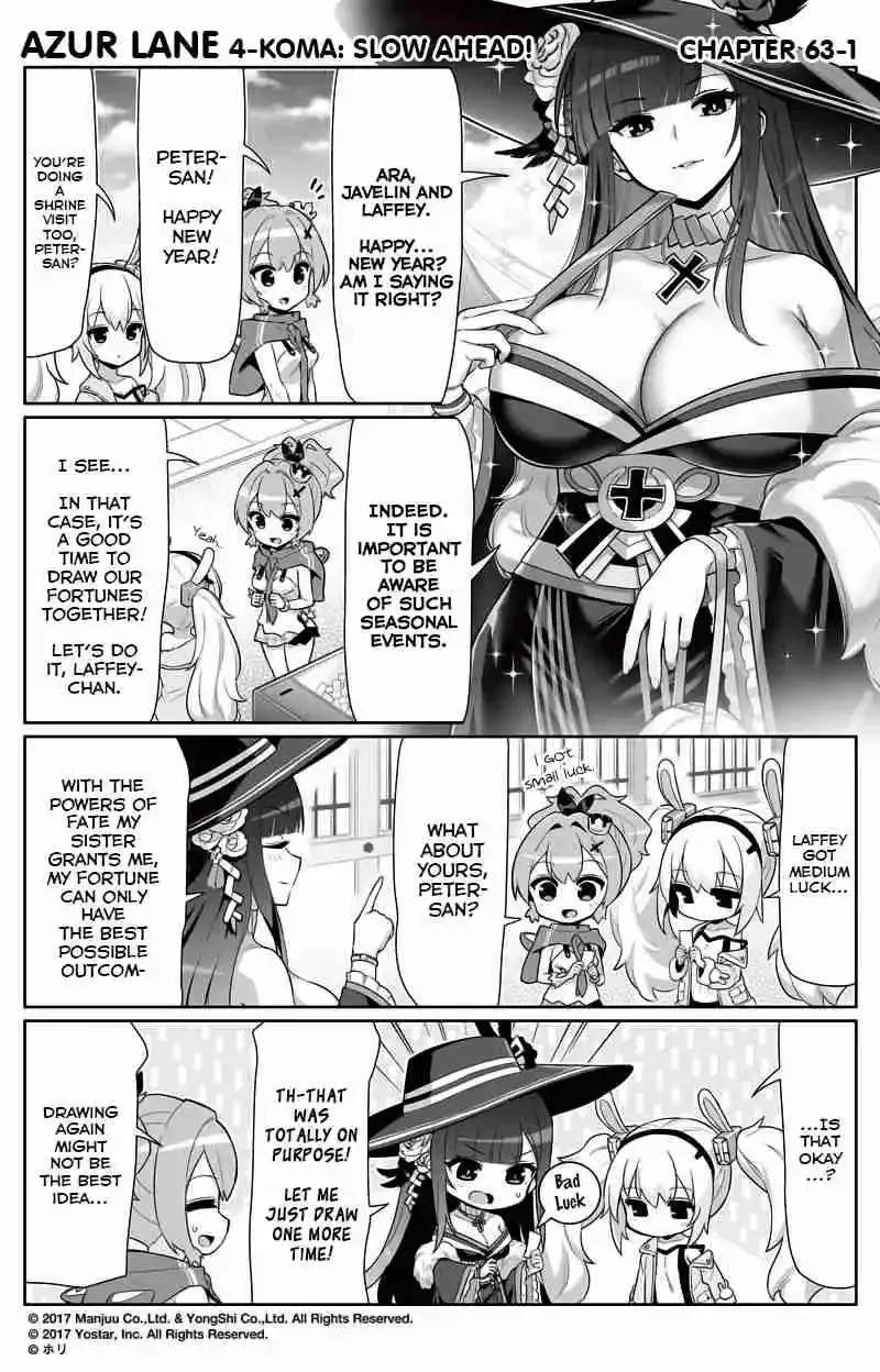 Azur Lane: Bisoku Zensin! Chapter 63 page 1 - 