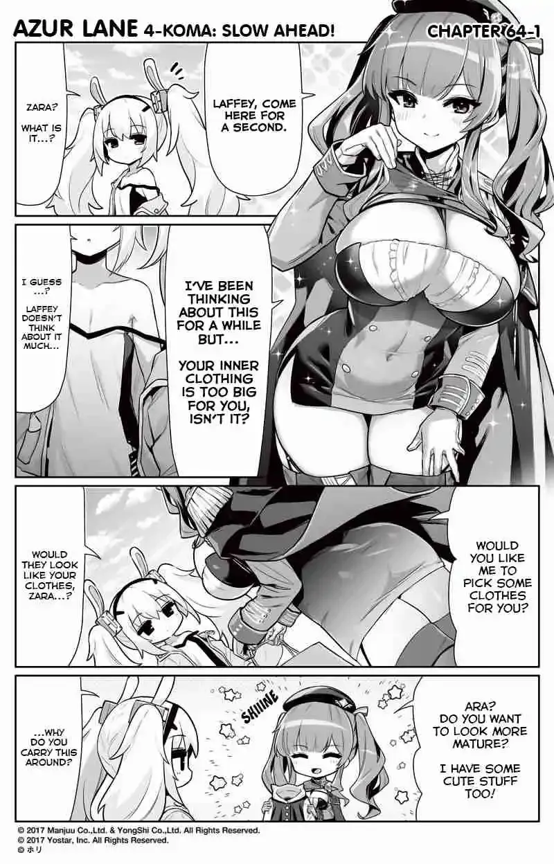 Azur Lane: Bisoku Zensin! Chapter 64 page 1 - 