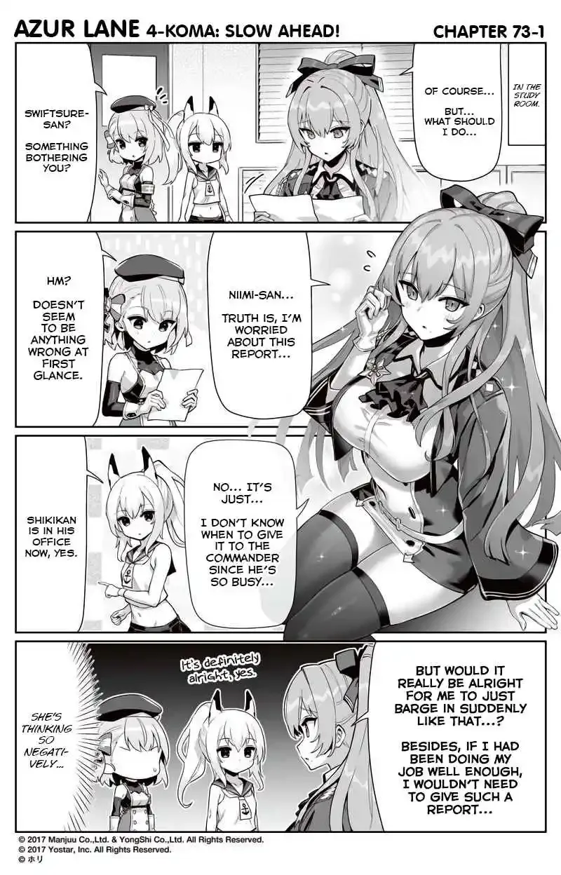 Azur Lane: Bisoku Zensin! Chapter 73 page 1 - 
