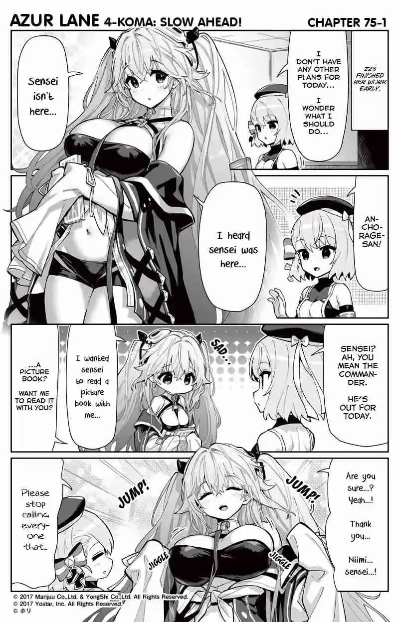 Azur Lane: Bisoku Zensin! Chapter 75 page 1 - 