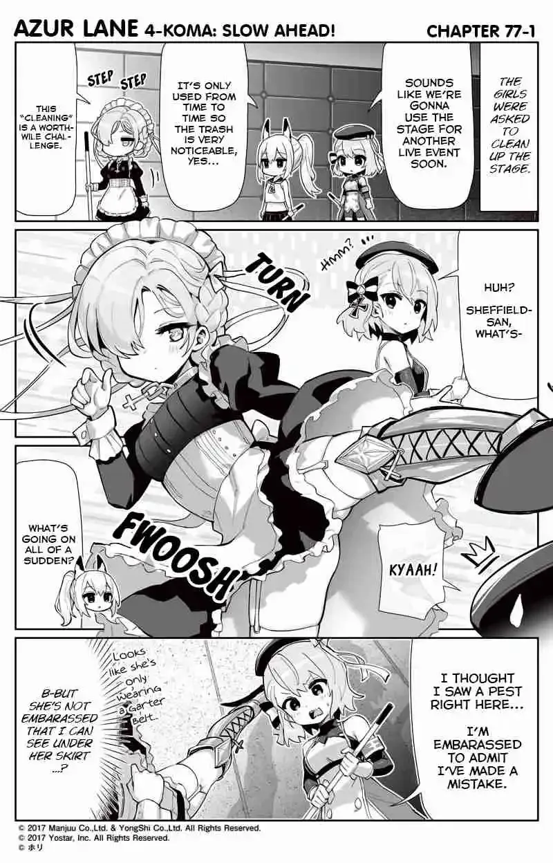 Azur Lane: Bisoku Zensin! Chapter 77 page 1 - 