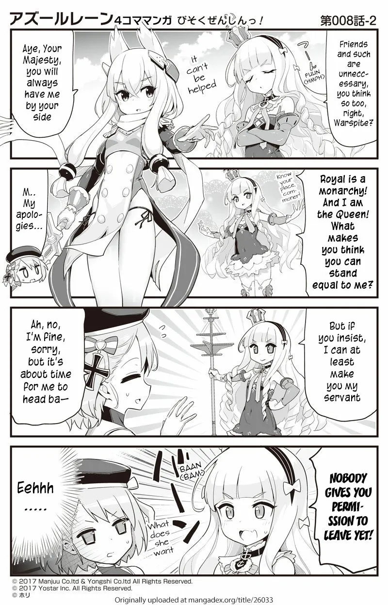 Azur Lane: Bisoku Zensin! Chapter 8 page 2 - 