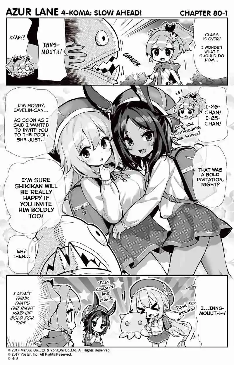 Azur Lane: Bisoku Zensin! Chapter 80 page 1 - 