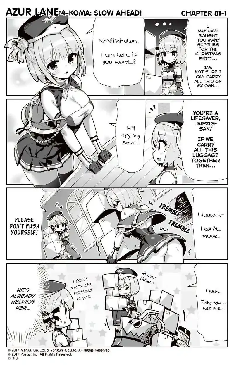 Azur Lane: Bisoku Zensin! Chapter 81 page 1 - 