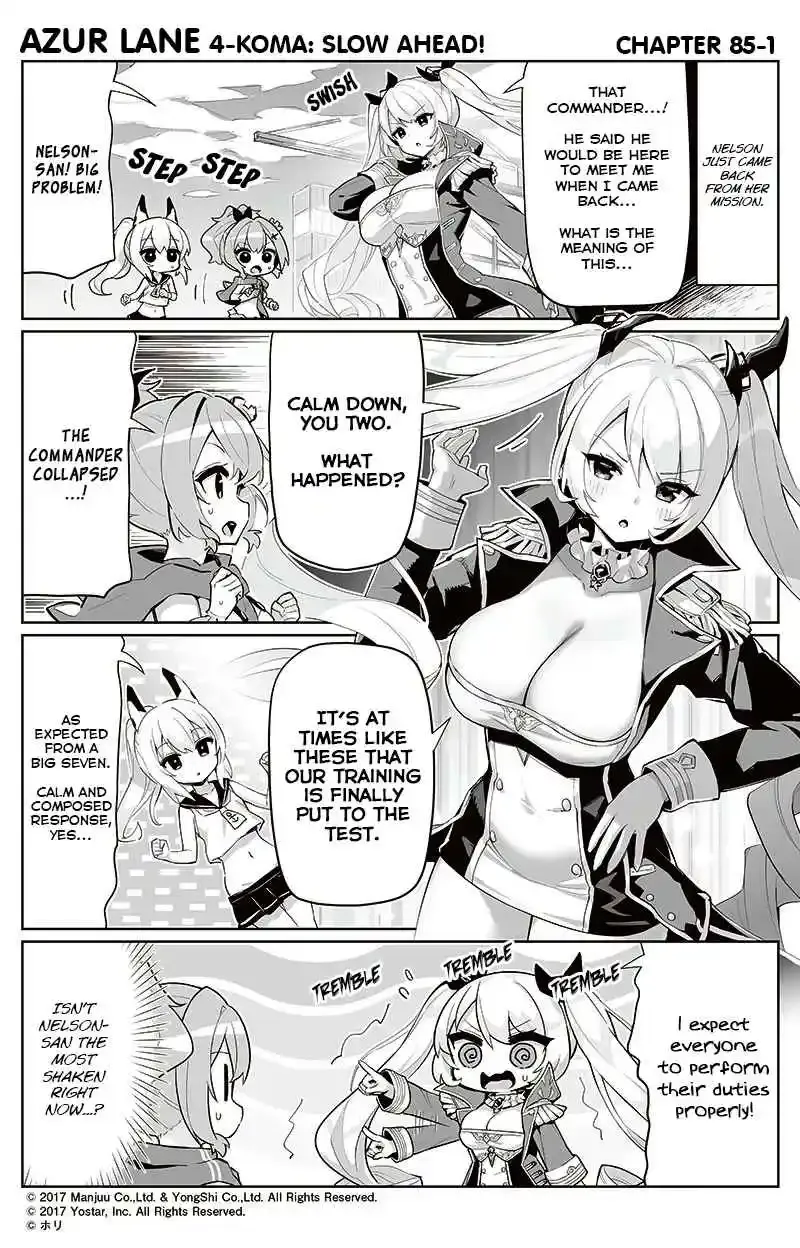 Azur Lane: Bisoku Zensin! Chapter 85 page 1 - 