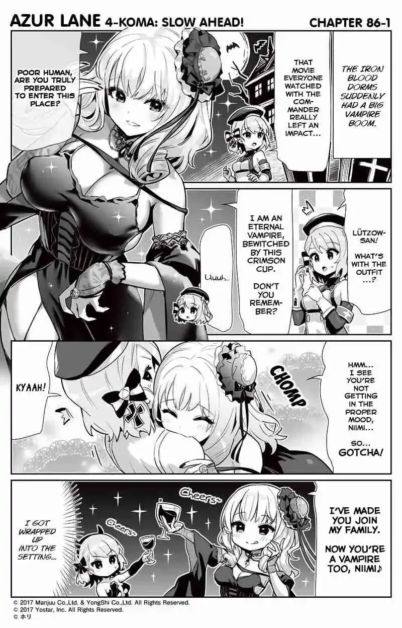 Azur Lane: Bisoku Zensin! Chapter 86 page 1 - 