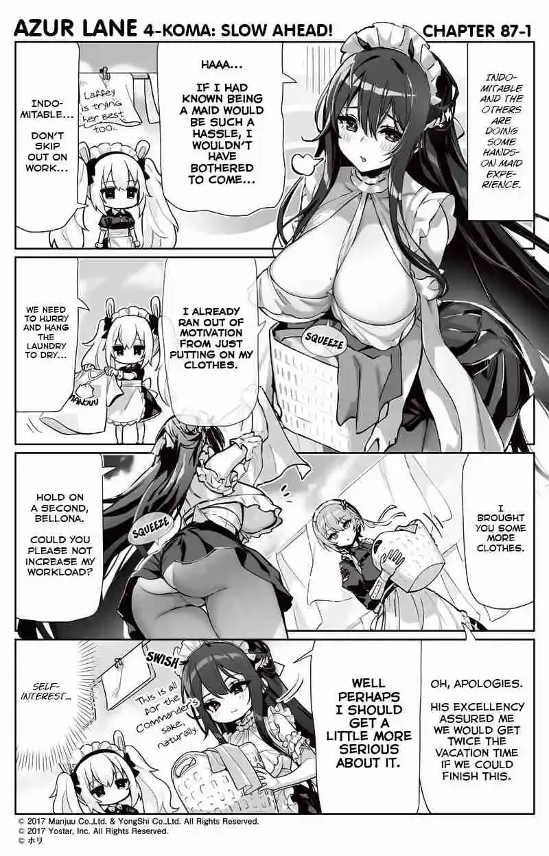 Azur Lane: Bisoku Zensin! Chapter 87 page 1 - 