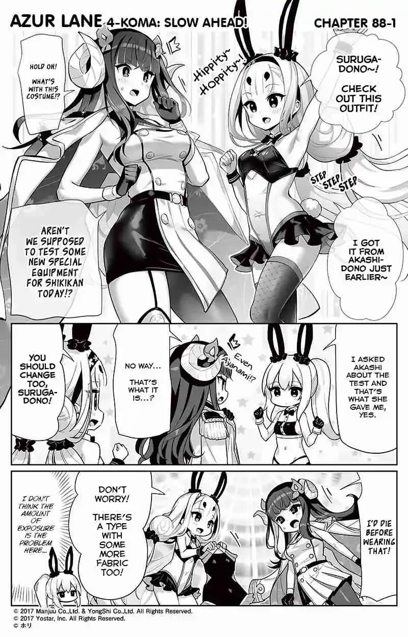Azur Lane: Bisoku Zensin! Chapter 88 page 1 - 