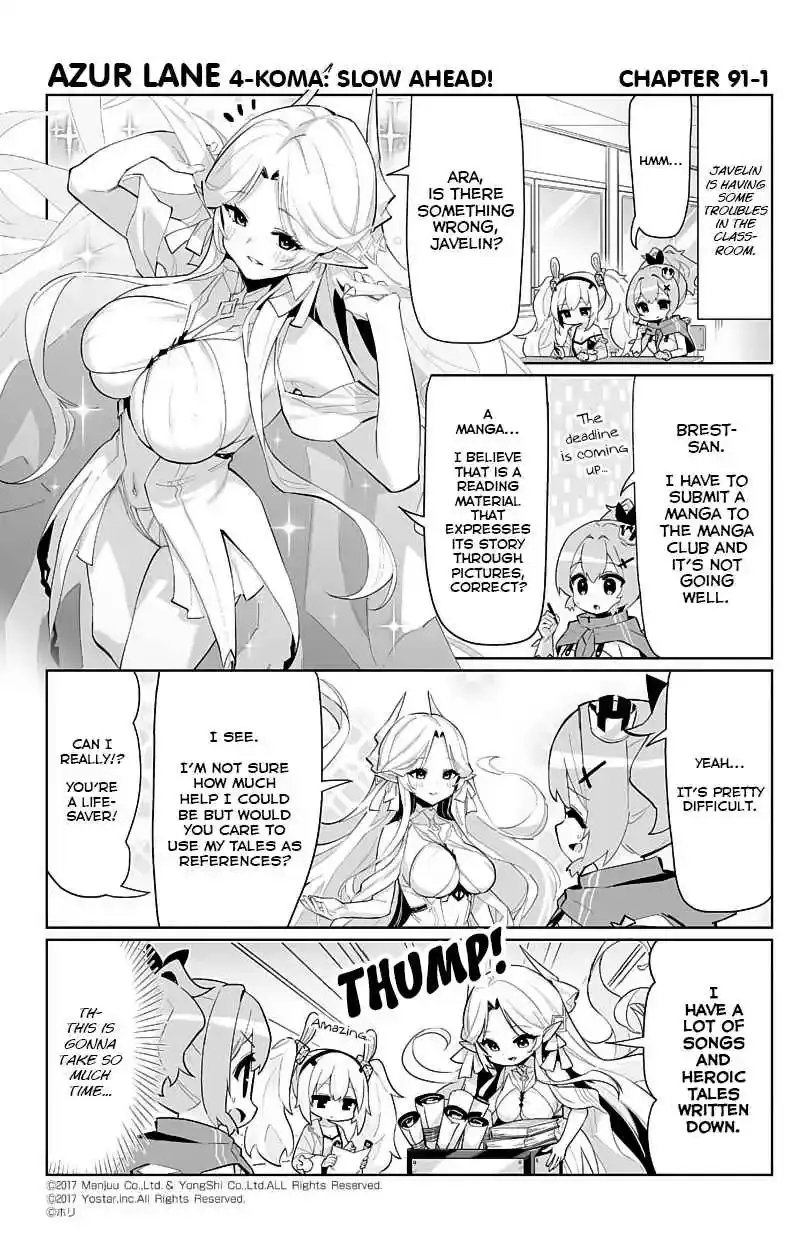 Azur Lane: Bisoku Zensin! Chapter 91 page 1 - 