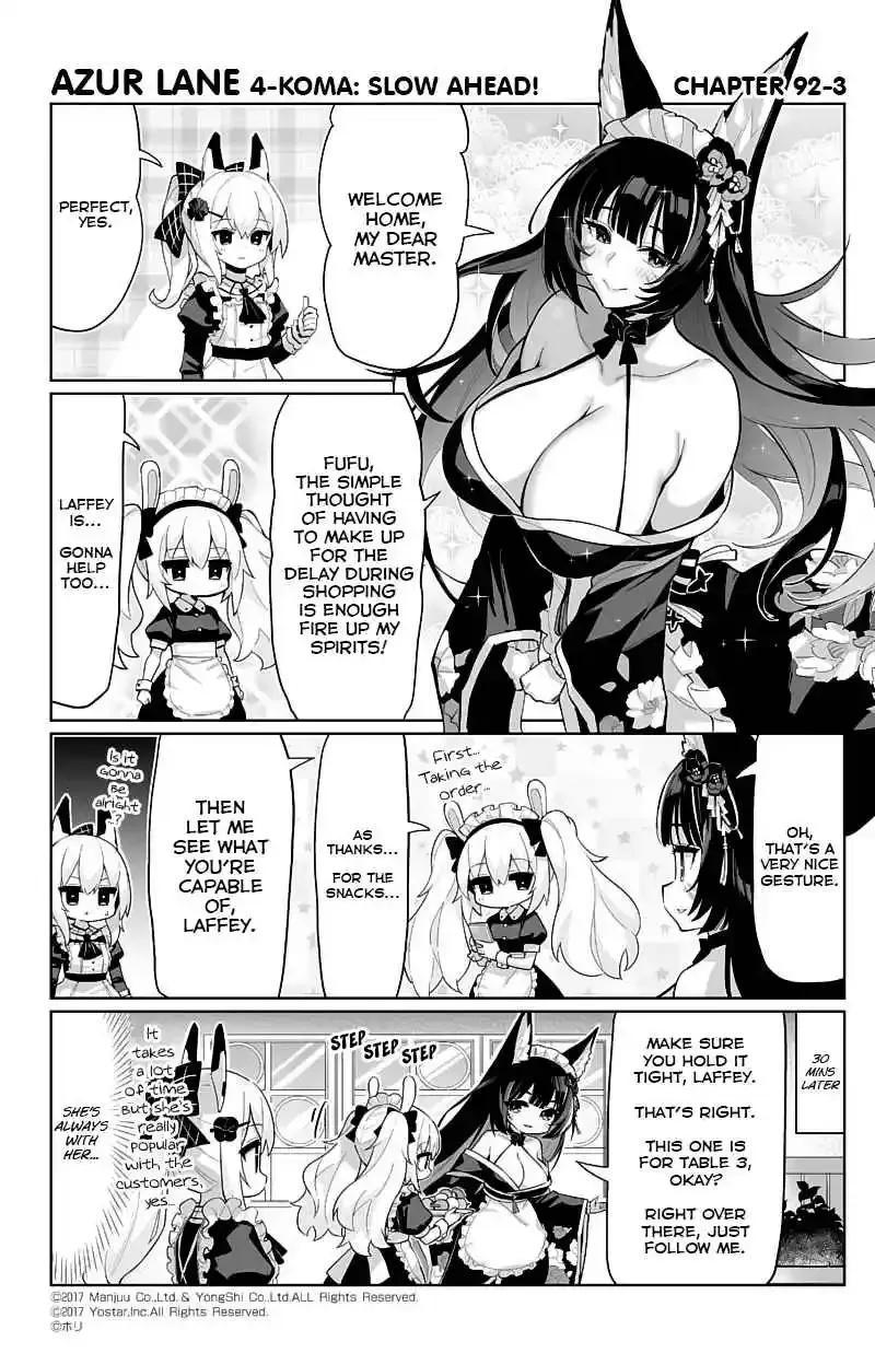 Azur Lane: Bisoku Zensin! Chapter 92 page 3 - 