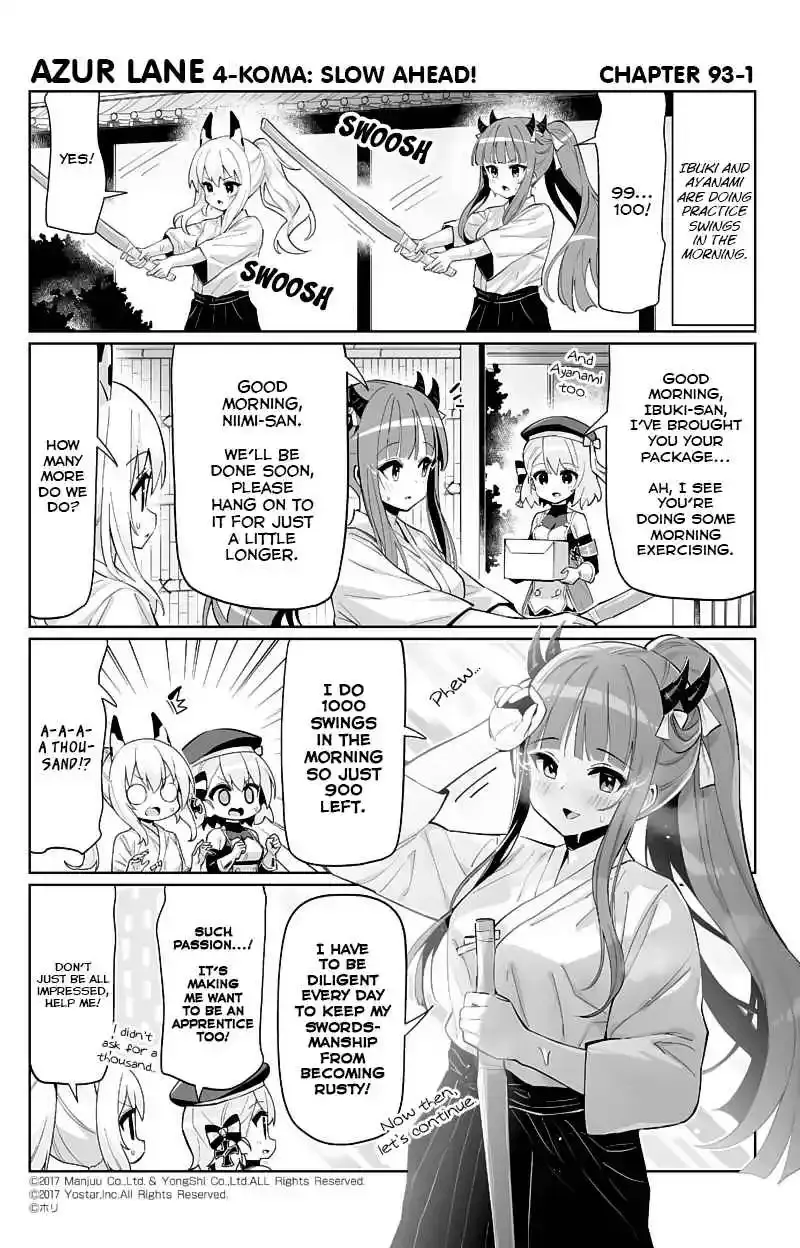 Azur Lane: Bisoku Zensin! Chapter 93 page 1 - 