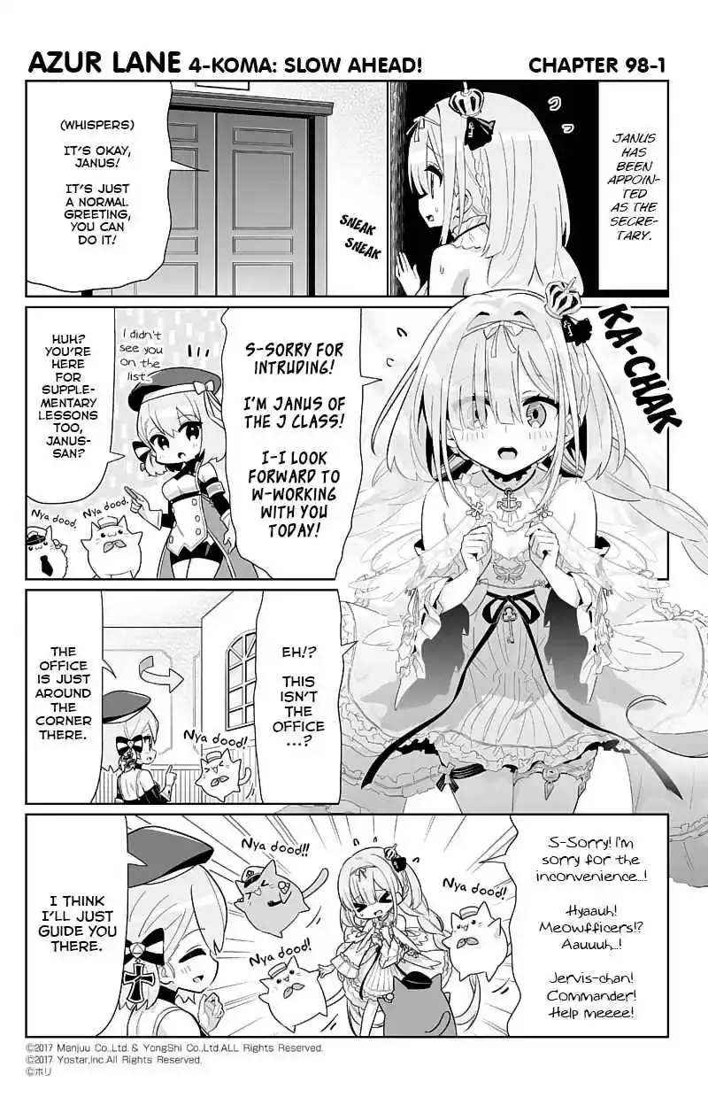 Azur Lane: Bisoku Zensin! Chapter 98 page 1 - 