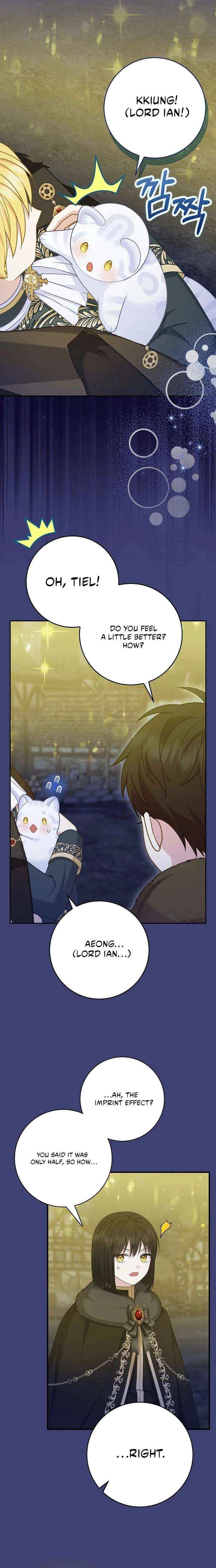 Baby Snow Leopard of the Black Leopard Family Chapter 59 page 19 - 