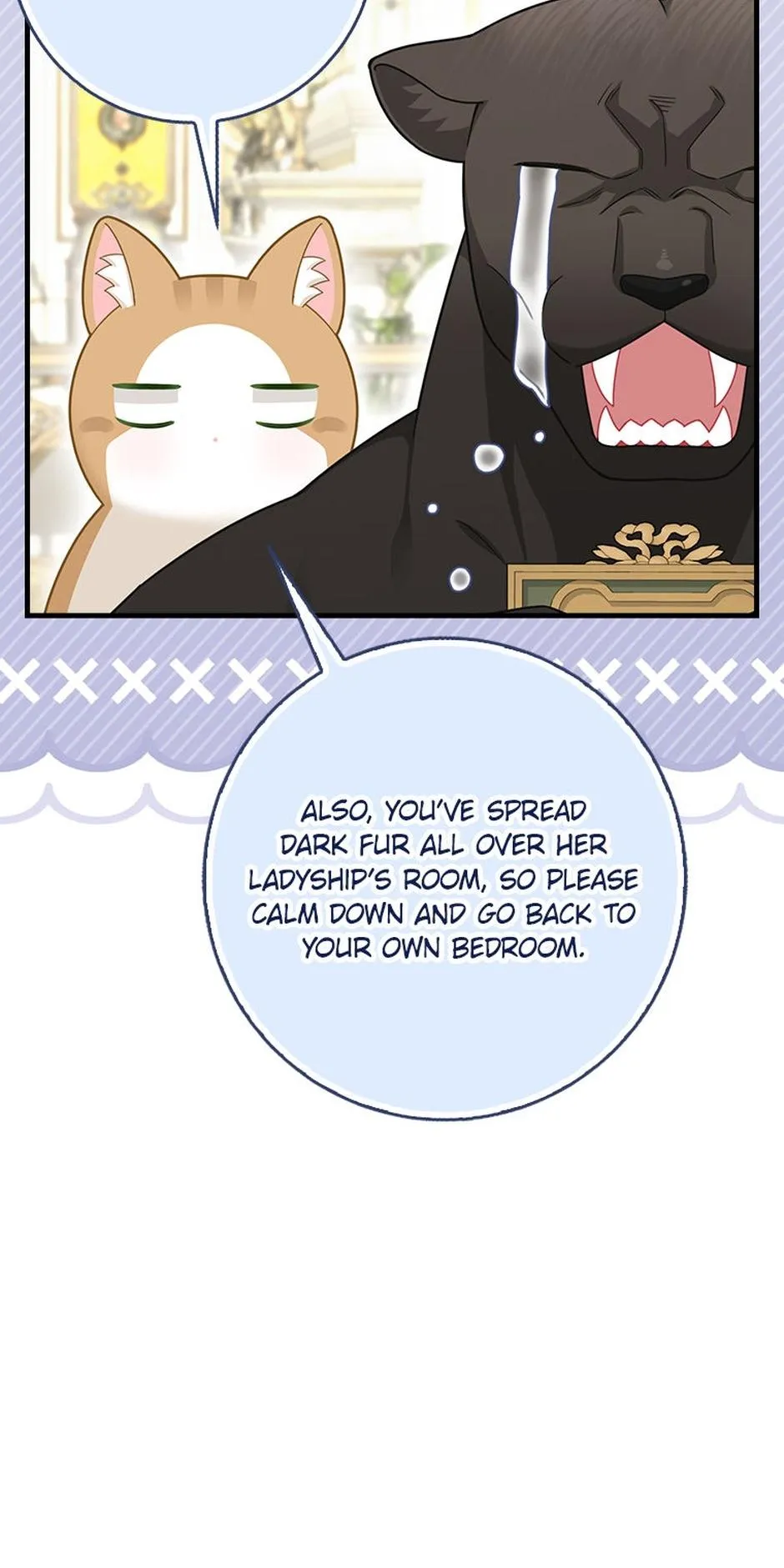 Baby Snow Leopard of the Black Leopard Family Chapter 60.5 page 13 - 