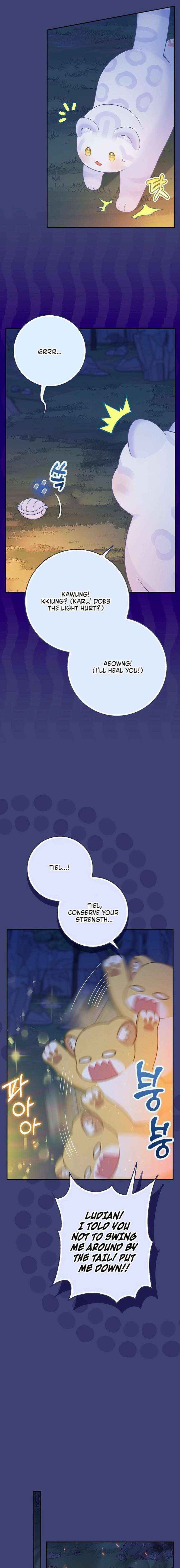 Baby Snow Leopard of the Black Leopard Family Chapter 60 page 16 - 