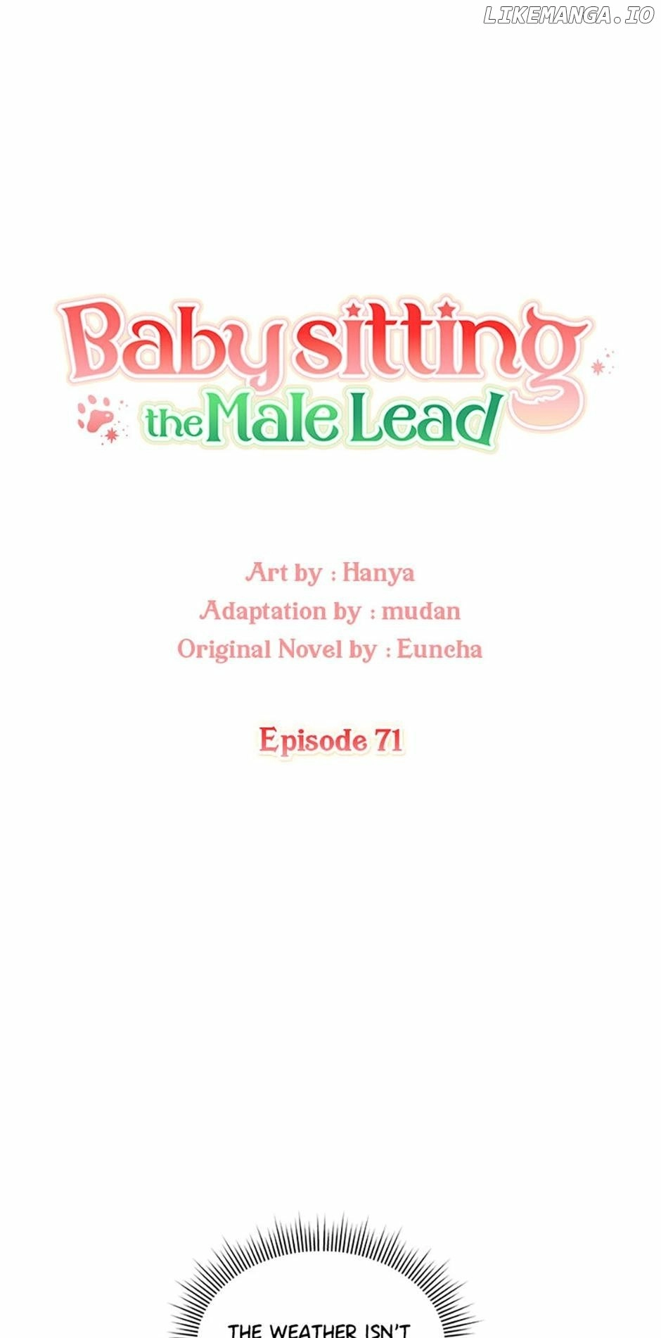Babysitting the Male Lead Chapter 71 page 17 - 