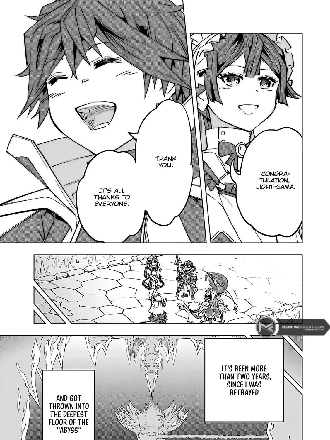 Backstabbed in a Backwater Dungeon: My Party Tried to Kill Me, But Thanks to an Infinite Gacha I Got LVL 9999 Friends and Am Out For Revenge Chapter 9999 page 10 - 