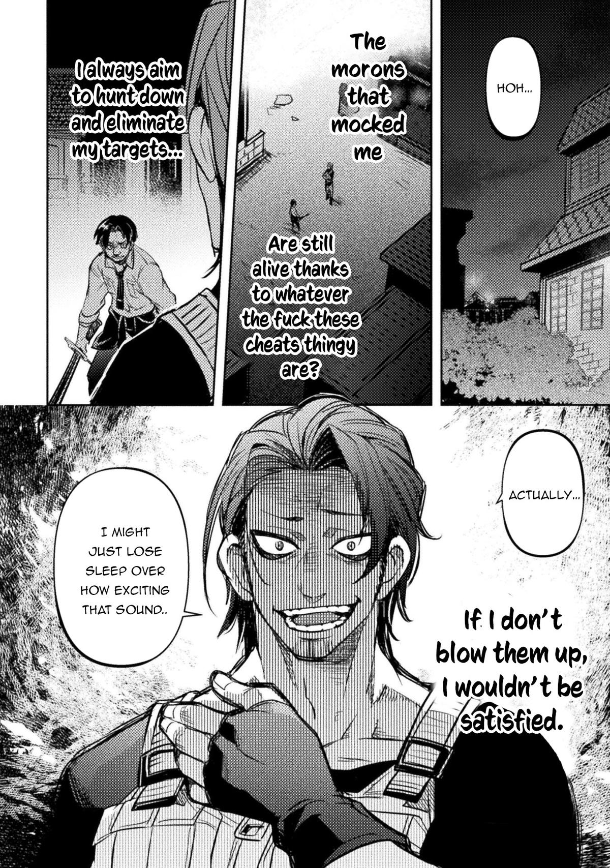 Bakudanma na Youhei, Douji Shoukan sareta Saikyou Cheat-domo wo Katappashi kara Keshitobasu Chapter 3 page 9 - 